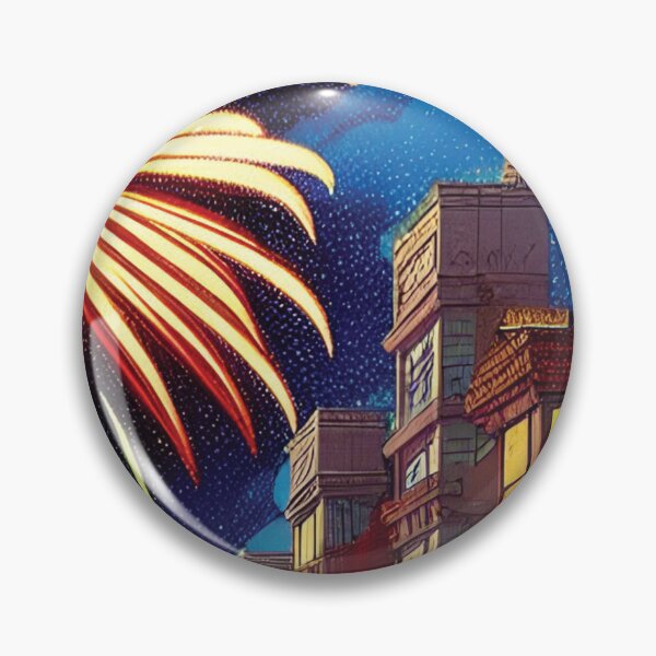 Item preview, Fireworks in City designed and sold by IWantHolidays.