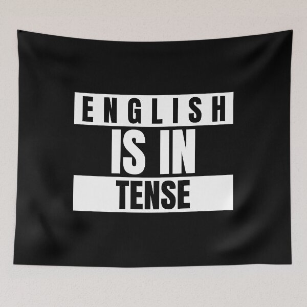 Item preview, English is in tense designed and sold by Alana  Keller Lopes.