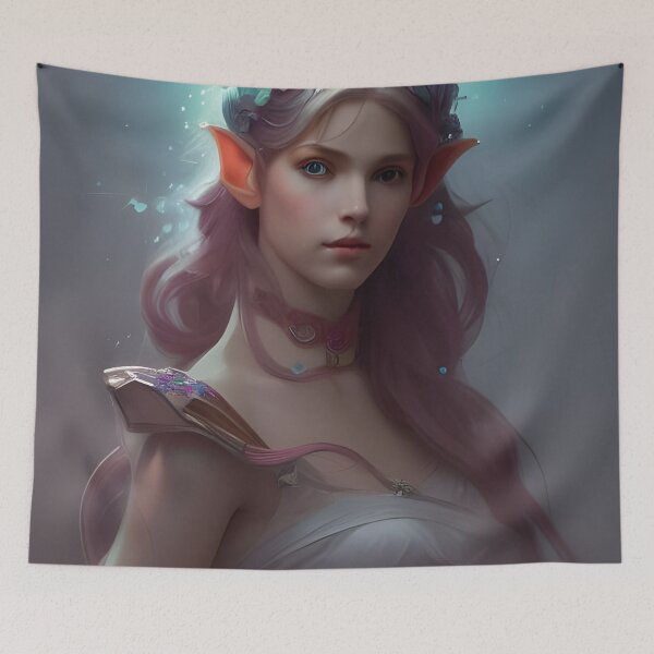 Item preview, Cute Fantasy Elf Princess Purple and Blue designed and sold by Eliteijr.