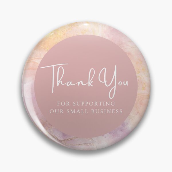 Item preview, Thank You for supporting our small business Sticker - Sweetie Pink designed and sold by LD-LailaDesign.