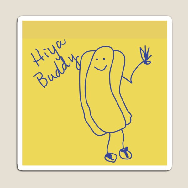 Item preview, Das Büro "Hiya Buddy" Haftnotiz designed and sold by Connor Schwinn.