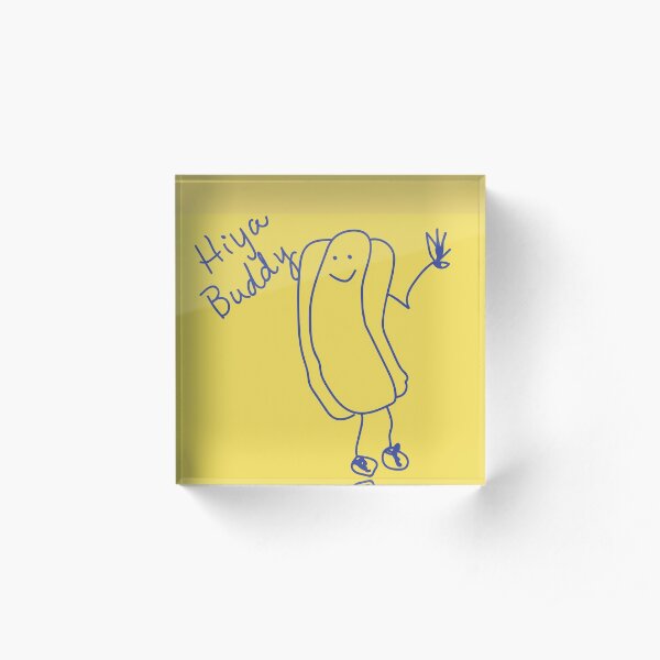 The Office "Hiya Buddy" Sticky Note Acrylic Block