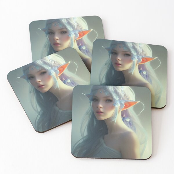 Item preview, Cute Fantasy Elf Princess Purple and Blue designed and sold by Eliteijr.