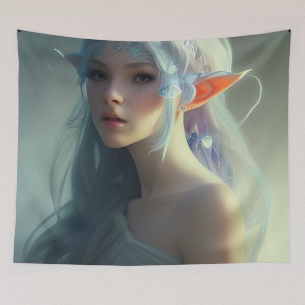 Item preview, Cute Fantasy Elf Princess Purple and Blue designed and sold by Eliteijr.