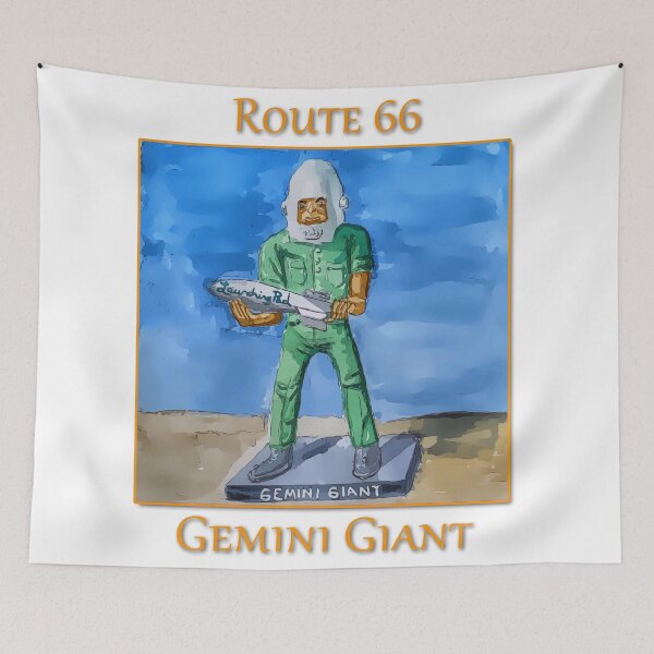 Item preview, Gemini Giant on Route 66 in Wilmington Illinois.  Also know as Muffler Man- WelshDesigns designed and sold by welshdesigns.
