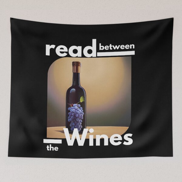 Item preview, Simple Read Between the Wines designed and sold by TheCreativeFab.