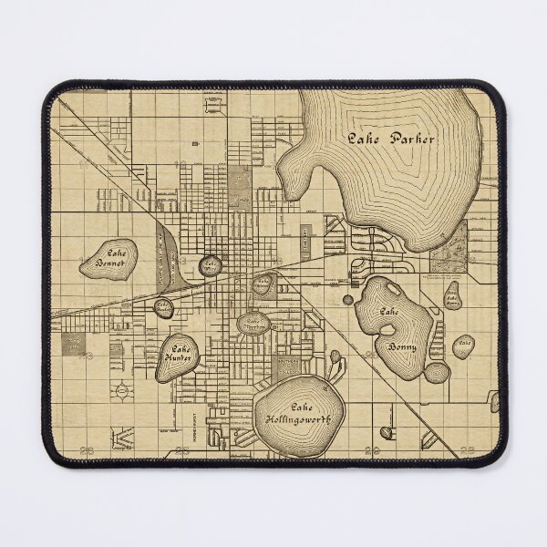 Item preview, 1925 Map of Lakeland, Florida designed and sold by Maddie-iceee.