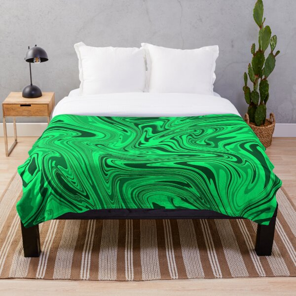 Item preview, Neon Green Mixed Fluid Marble Abstract Swirl designed and sold by AbstractGlories.