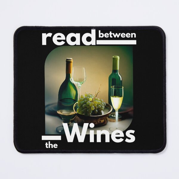 Item preview, Green Read Between the Wines designed and sold by TheCreativeFab.