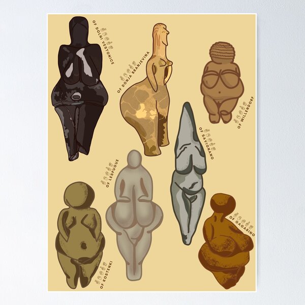 Aperçu de l'œuvre Figurines de Vénus (en ASL) créée et vendue par ArchaeoAndASL.