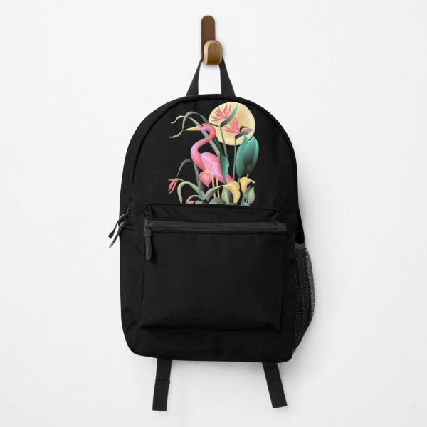 Item preview, Flamingo & Flowers Graphic designed and sold by Paula Helit.