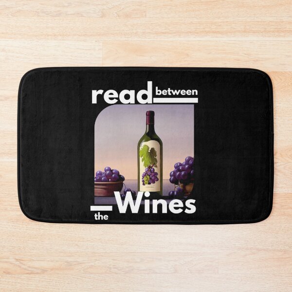 Item preview, Purple Grapes Read Between the Wines designed and sold by TheCreativeFab.