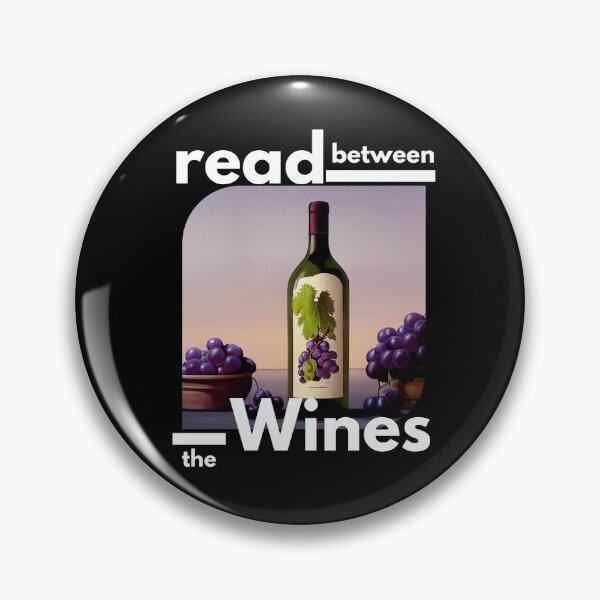 Item preview, Purple Grapes Read Between the Wines designed and sold by TheCreativeFab.