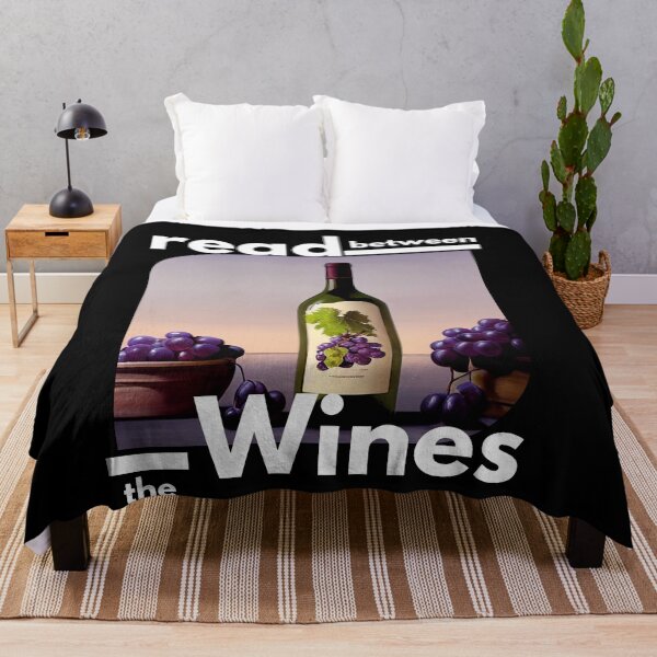 Item preview, Purple Grapes Read Between the Wines designed and sold by TheCreativeFab.