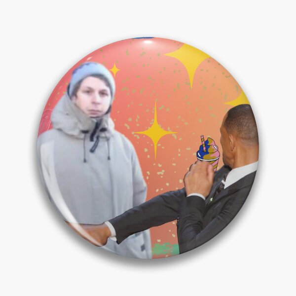 Item preview, Will Smith Slapping Michael Cera while holding a shake designed and sold by Keeley Curtis-Verdeja.