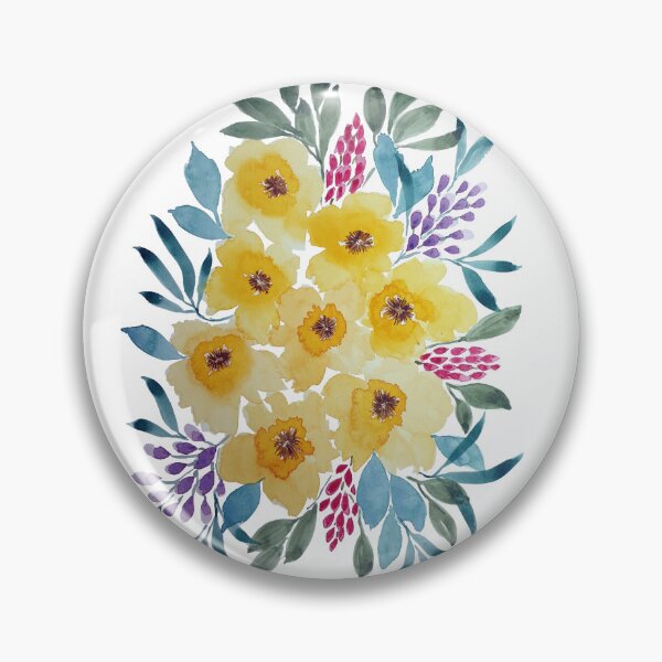 Item preview, Watercolor Daffodils  designed and sold by Orly Fuchs Galchen.