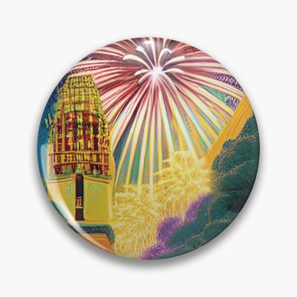 Item preview, Fireworks in Central Square designed and sold by IWantHolidays.