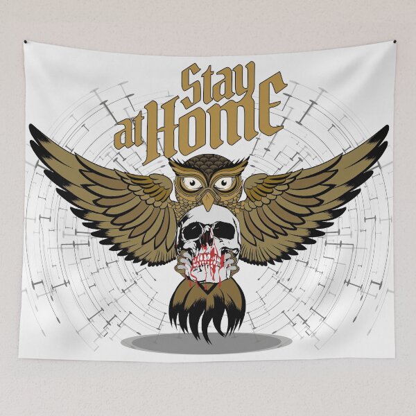 Item preview, Stay at home design designed and sold by msdesignclub.