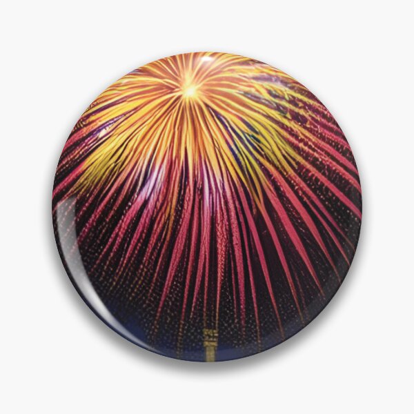 Item preview, Red and Yellow Fireworks over Water designed and sold by IWantHolidays.