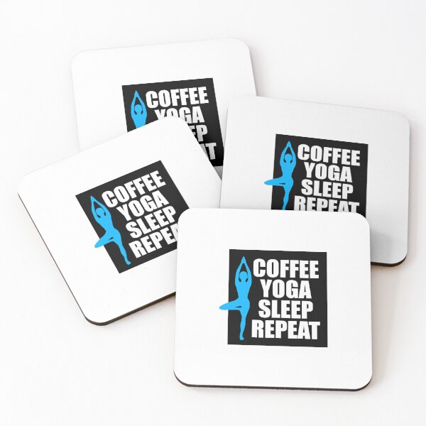 Item preview, Coffee yoga sleep repeat designed and sold by VimuDS.