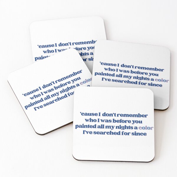 Item preview, Taylor Swift Question - 'cause I don't remember who I was before you painted all my nights a color I've searched for since designed and sold by em-designss.