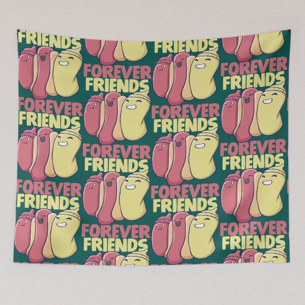 Item preview, Hotdog Ketchup Mustard Kawai designed and sold by ZolaBancroft.