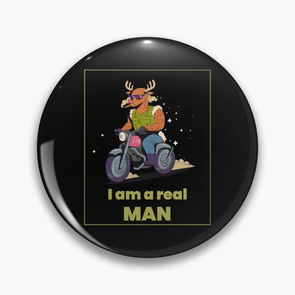 Item preview, I Am a Real Man! Funny T-shirt Design Merry Cristmas Happy New Year Gift designed and sold by Jacky-Bone.