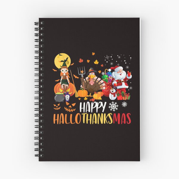 Item preview, Happy Hallothanksmas Funny Halloween Thanksgiving Christmas designed and sold by Best Selling ⭐⭐⭐⭐⭐(9.0).