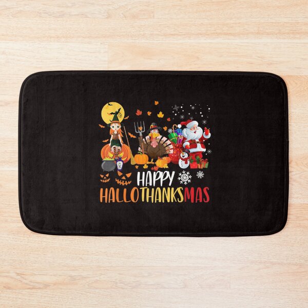 Item preview, Happy Hallothanksmas Funny Halloween Thanksgiving Christmas designed and sold by Best Selling ⭐⭐⭐⭐⭐(9.0).