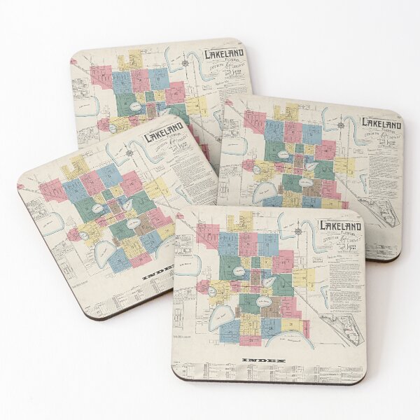 Item preview, 1922 Fire Insurance Map of Lakeland, Florida. designed and sold by Maddie-iceee.