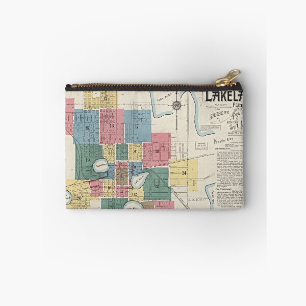 Item preview, 1922 Fire Insurance Map of Lakeland, Florida. designed and sold by Maddie-iceee.
