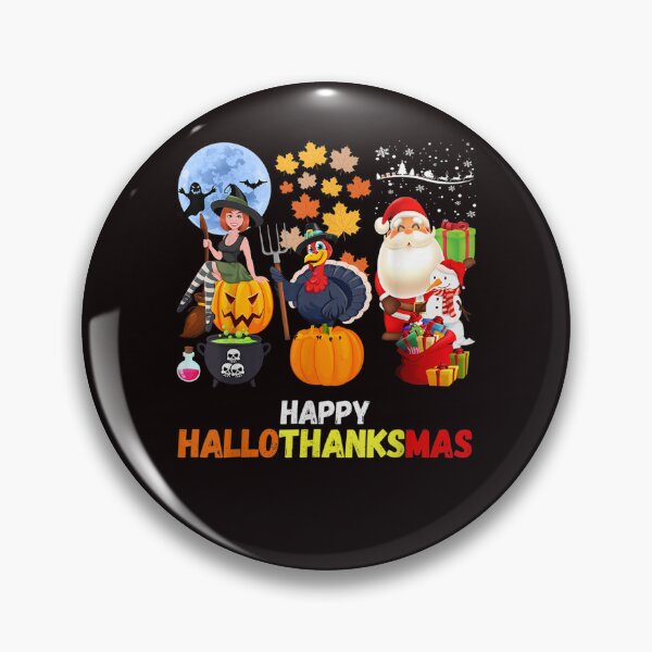Item preview,  Happy Hallothanksmas Funny Halloween Thanksgiving Christmas designed and sold by Best Selling ⭐⭐⭐⭐⭐(9.0).