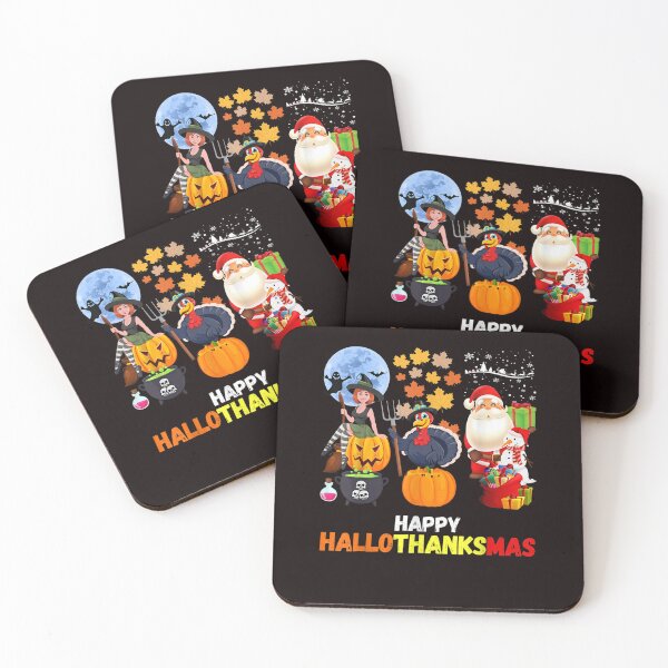 Item preview,  Happy Hallothanksmas Funny Halloween Thanksgiving Christmas designed and sold by Best Selling ⭐⭐⭐⭐⭐(9.0).
