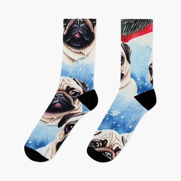 Item preview, Dreaming of a Puggy Christmas  designed and sold by Robin Morgan.