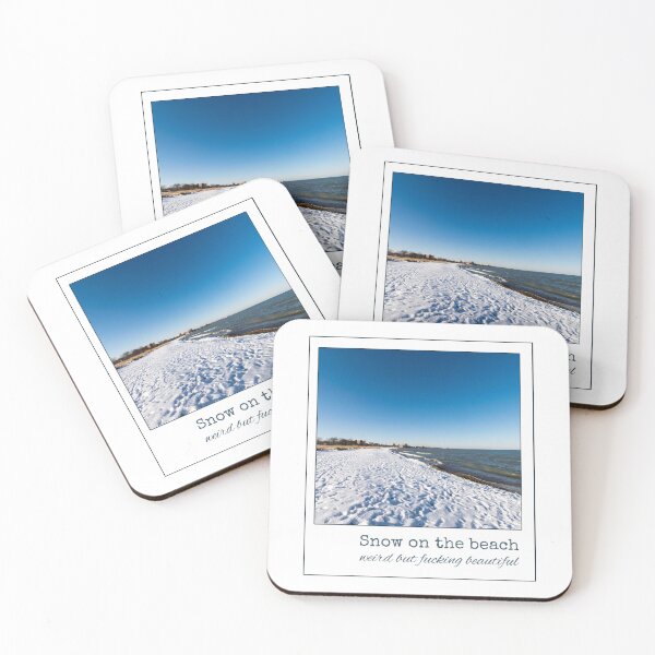 Item preview, snow on the beach / weird but beautiful designed and sold by BloompodDesigns.