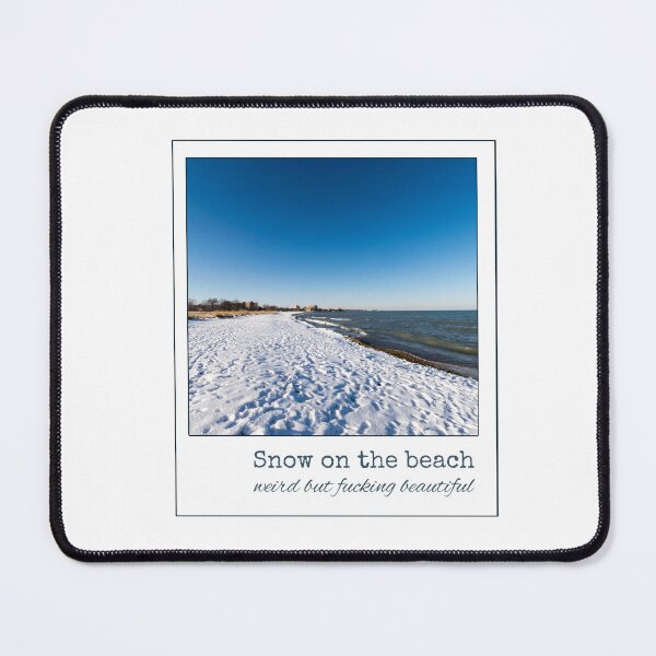 Item preview, snow on the beach / weird but beautiful designed and sold by BloompodDesigns.