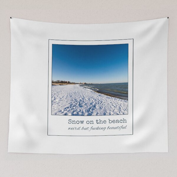 Item preview, snow on the beach / weird but beautiful designed and sold by BloompodDesigns.