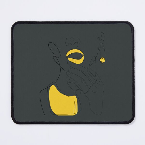 Item preview, Bold Mustard Lip designed and sold by ZolaBancroft.