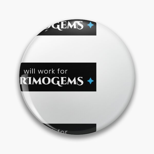 Item preview, Will Work For Primogems Sticker Pack - Genshin Impact Funny Quote designed and sold by Subtlety.