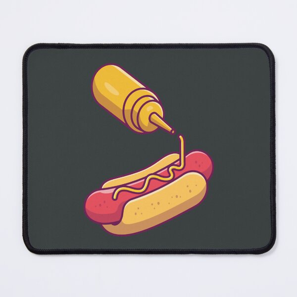 Item preview, Hotdog with mustard designed and sold by ZolaBancroft.