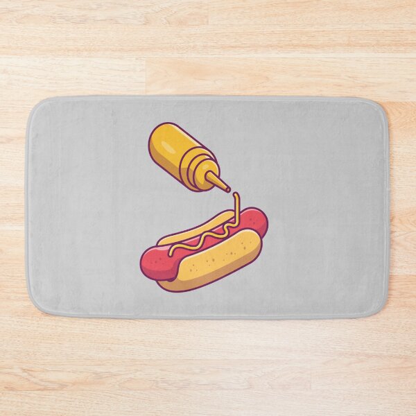 Item preview, Hotdog with mustard designed and sold by ZolaBancroft.