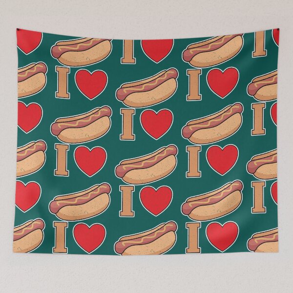 Item preview, I love bockwurst with mustard designed and sold by ZolaBancroft.