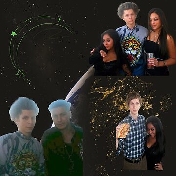 Vorschaubild zum Design Michael Cera mit der Besetzung von Jersey Shore im Weltraum von Keeley Curtis-Verdeja