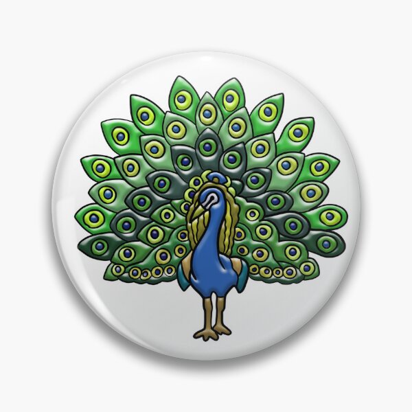 Item preview, Peacock designed and sold by nerdpins.