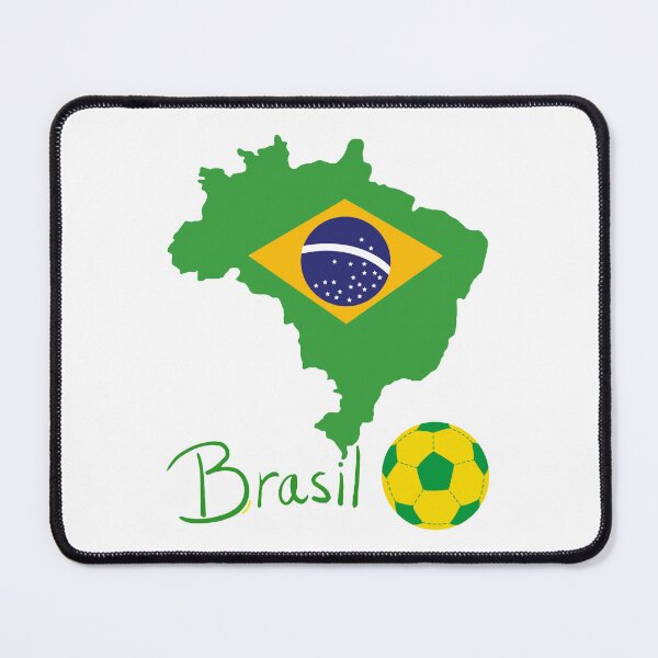 Item preview, Brazil Map Flag designed and sold by Tienda-Vane.