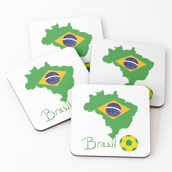 Item preview, Brazil Map Flag designed and sold by Tienda-Vane.