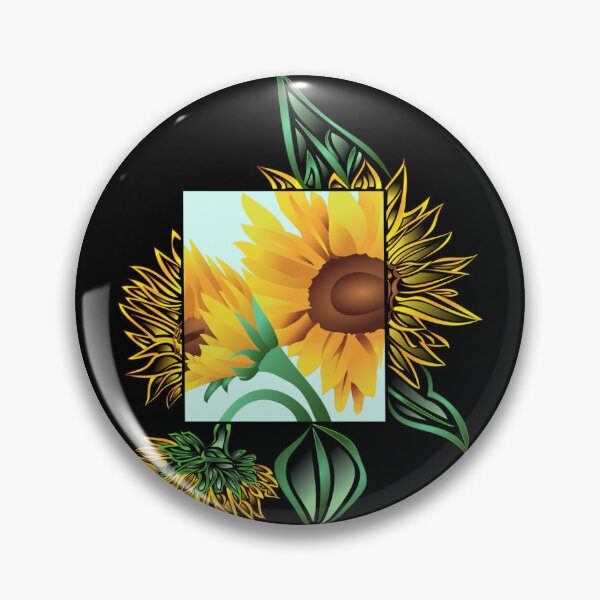 Item preview, Sunflower & Square Design designed and sold by Paula Helit.
