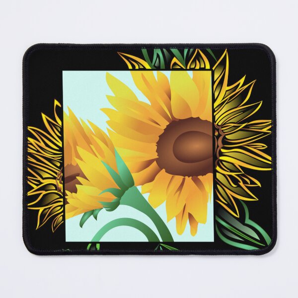 Item preview, Sunflower & Square Design designed and sold by Paula Helit.