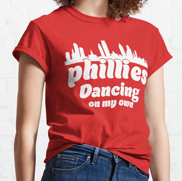 Dancing on My Own Baseball T-Shirt Ladies / Gray / M
