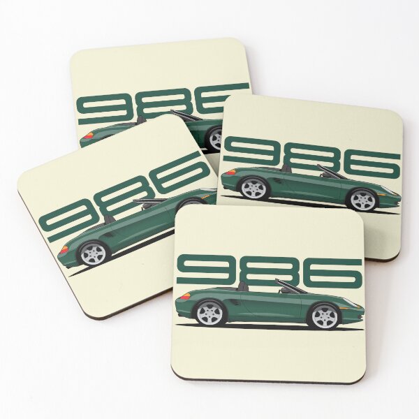 Item preview, Porsche 986 Boxster classic illustration Green designed and sold by blackdogshop.